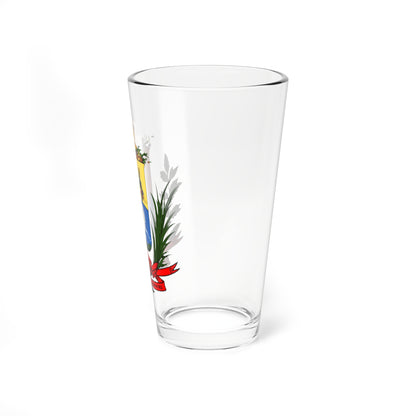 Escudo de Venezuela 1836-1863 (United States) (Coat of Arms) Pint Glass 16oz