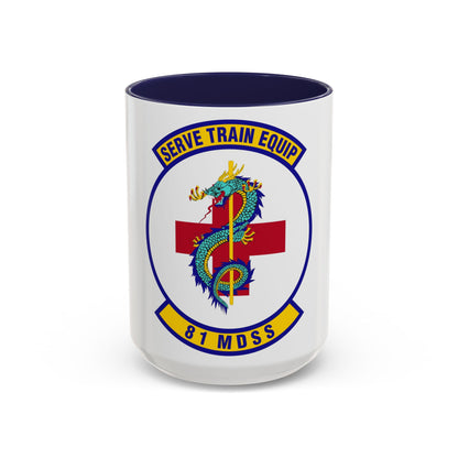 81st Medical Support Squadron (U.S. Air Force) Accent Coffee Mug