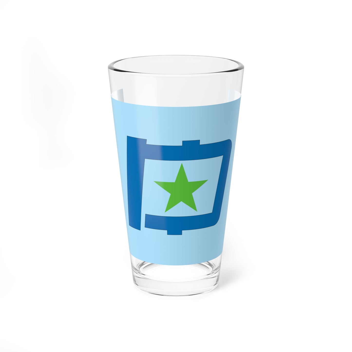 Flag of Yūbetsu Hokkaido (Japan) Pint Glass 16oz