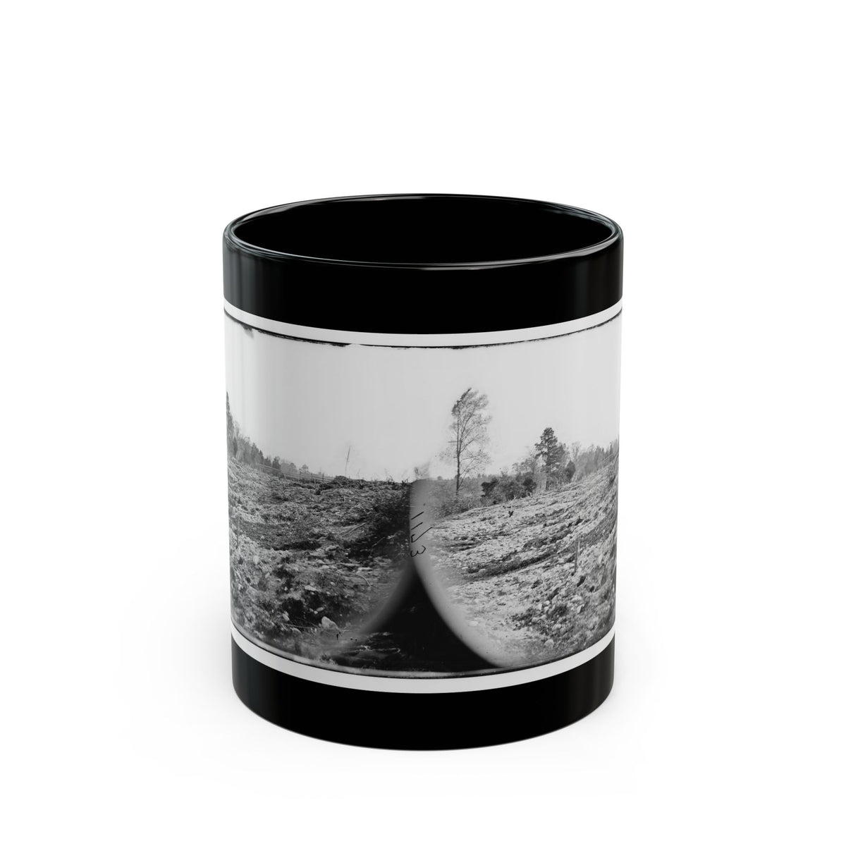 Cold Harbor, Va. View Of The Battlefield (U.S. Civil War) Black Coffee Mug
