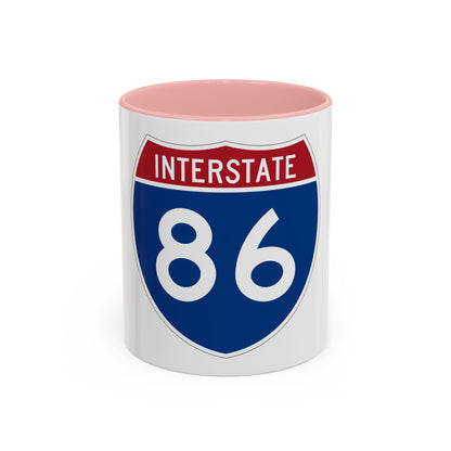 Interstate 86 Pennsylvania New York (U.S. Highways) Accent Coffee Mug