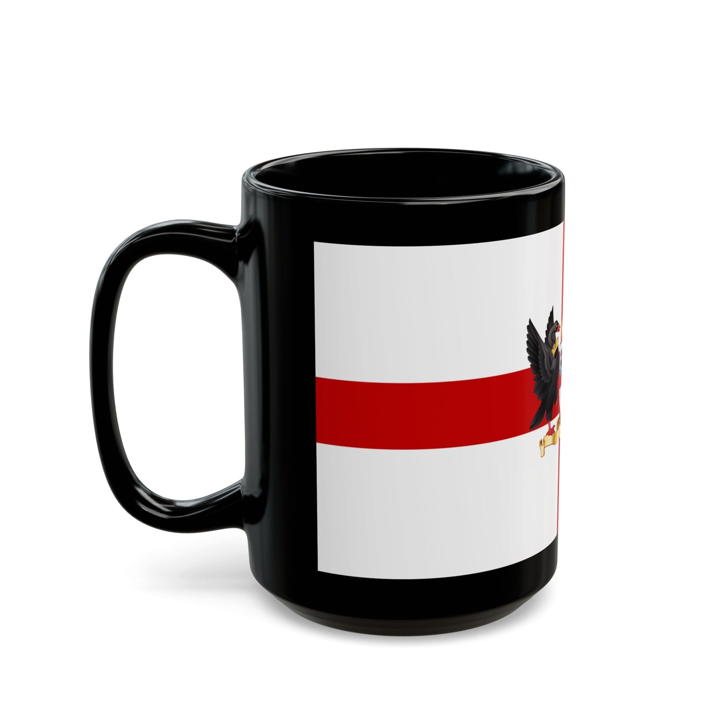 Flag of the City of Perth Australia - Black Coffee Mug-Go Mug Yourself