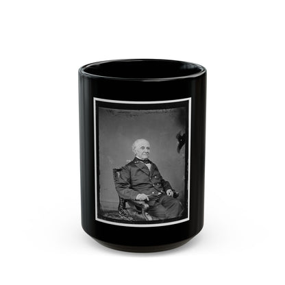 Adm. Shubrick, U.S.N. (U.S. Civil War) Black Coffee Mug