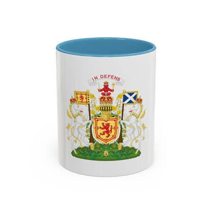 Royal Coat of Arms of the Kingdom of Scotland 2 - Accent Coffee Mug