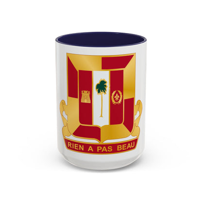718th Antiaircraft Artillery Gun Battalion (U.S. Army) Accent Coffee Mug