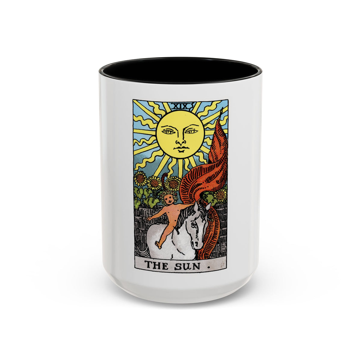 The Sun (Tarot Card) Accent Coffee Mug