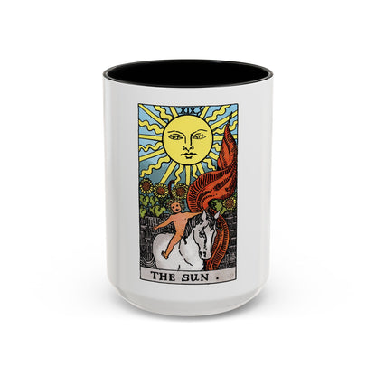 The Sun (Tarot Card) Accent Coffee Mug