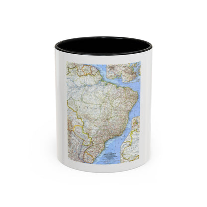 South America - Eastern (1962) (Map) Accent Coffee Mug