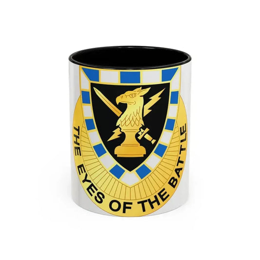 542 Military Intelligence Battalion (U.S. Army) Accent Coffee Mug 11oz Black - Go Mug Yourself