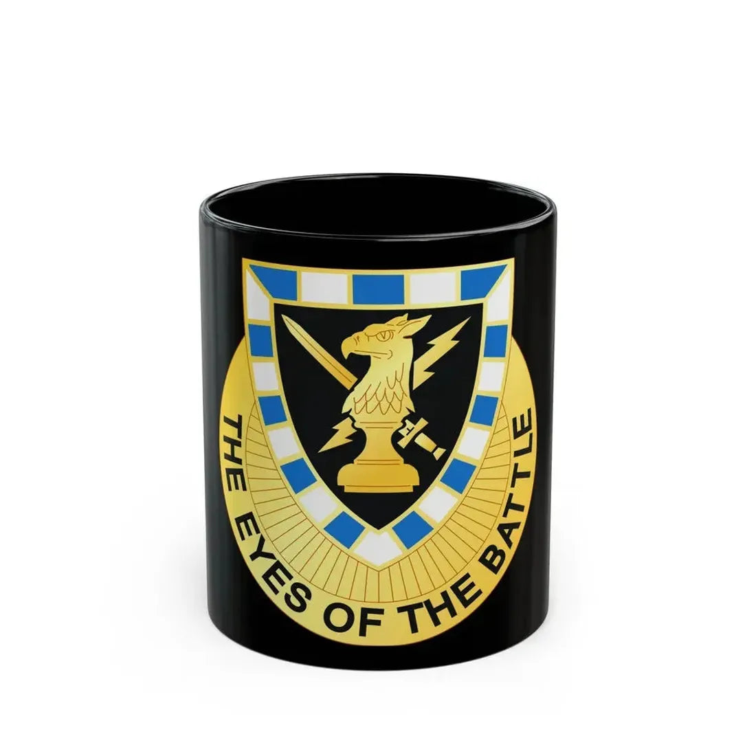 542 Military Intelligence Battalion (U.S. Army) Black Coffee Mug 11oz - Go Mug Yourself