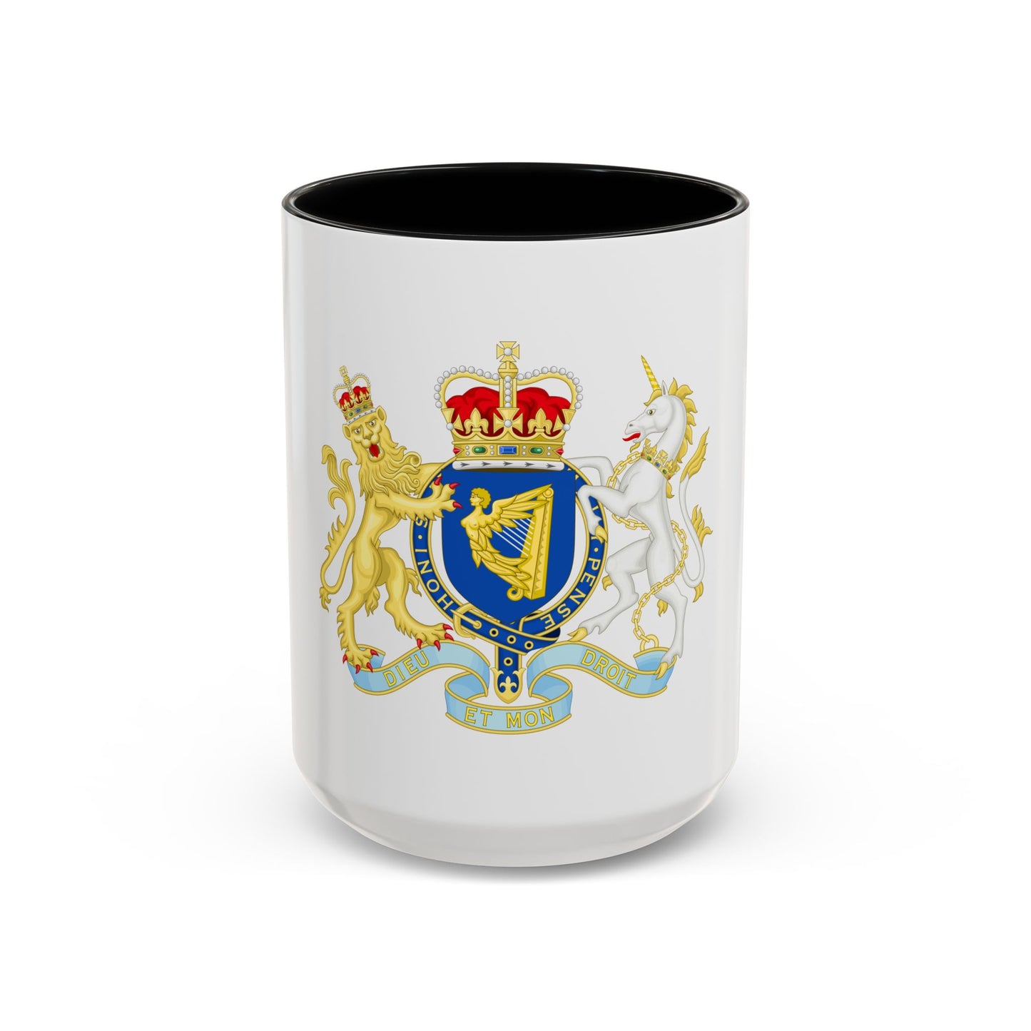 Coat of Arms of The Kingdom Ireland - Accent Coffee Mug