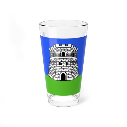 Flag of Bastia Variant (France) Pint Glass 16oz