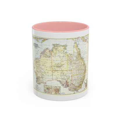 Australia (1948) (Map) Accent Coffee Mug