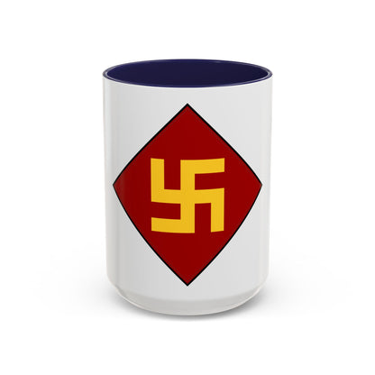 Patch of the 45th Infantry Division 19241939 (U.S. Army) Accent Coffee Mug
