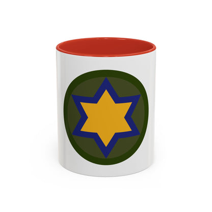 US 66th Cavalry Division (U.S. Army) Accent Coffee Mug
