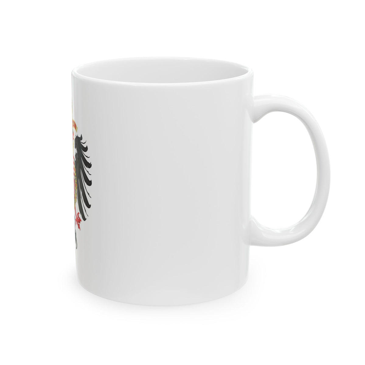 Greater Coat of Arms of Ferdinand I, Holy Roman Emperor - White Coffee Mug