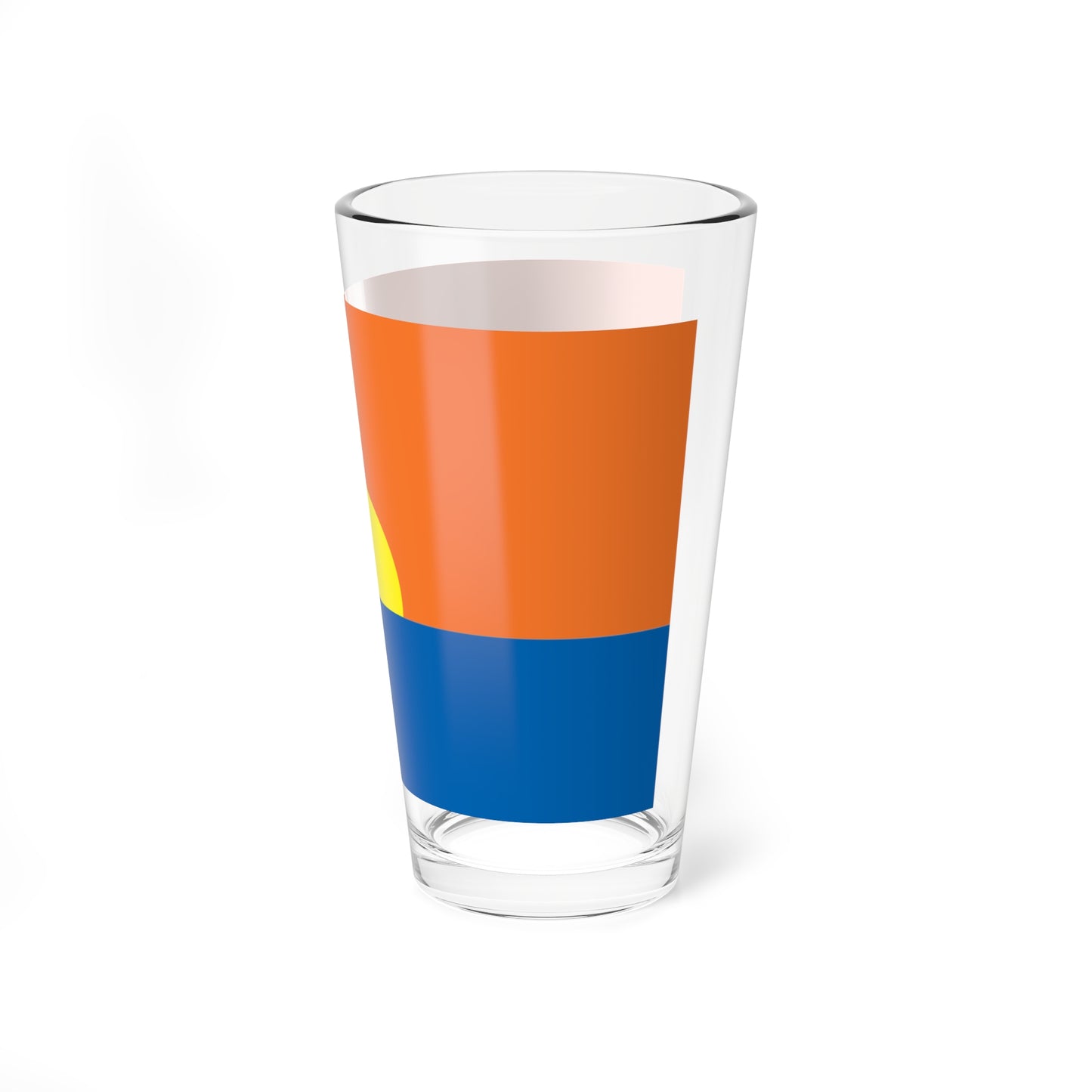 Flag of Port Washington Wisconsin (United States) Pint Glass 16oz