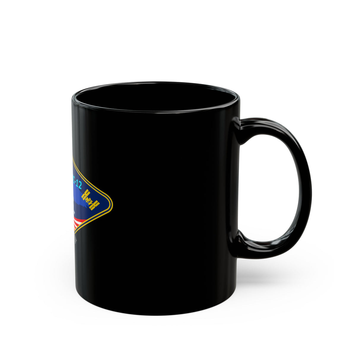 Soyuz MS-12 (Soyuz Programme) Black Coffee Mug