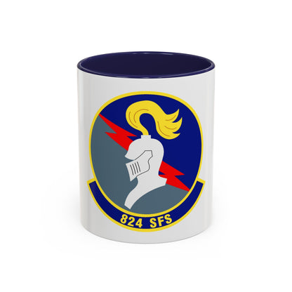 824th Security Forces Squadron (U.S. Air Force) Accent Coffee Mug