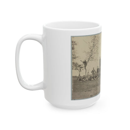 B Company, 22d New York State Militia Near Harpers Ferry, Va., 1861 I.E.1862 (U.S. Civil War) White Coffee Mug