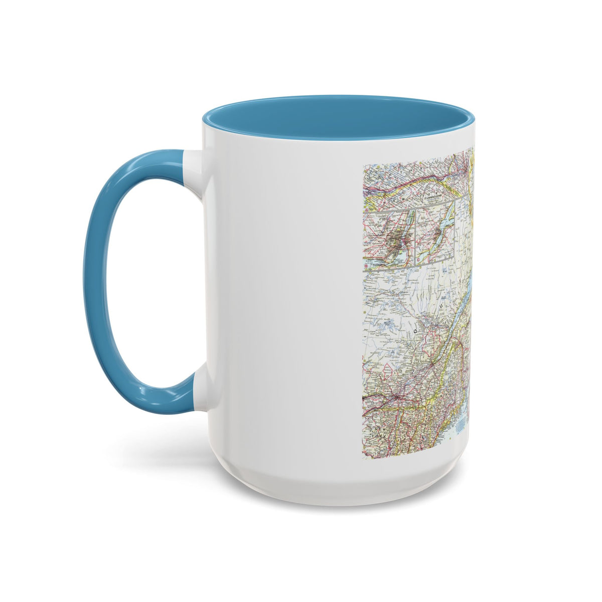 Canada - Eastern (1967) (Map) Accent Coffee Mug
