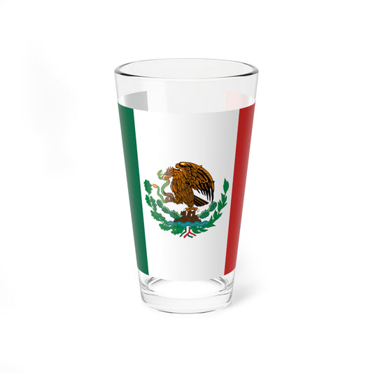 Flag of Mexico 1916-1934 (Mexico) Pint Glass 16oz