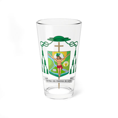Escudo de Adolfo Zon Pereira (Spain) (Coat of Arms) Pint Glass 16oz
