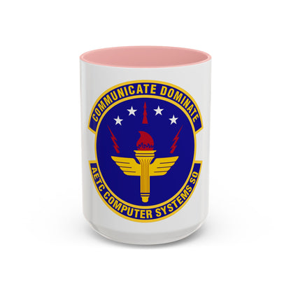 AETC Computer Systems Squadron (U.S. Air Force) Accent Coffee Mug