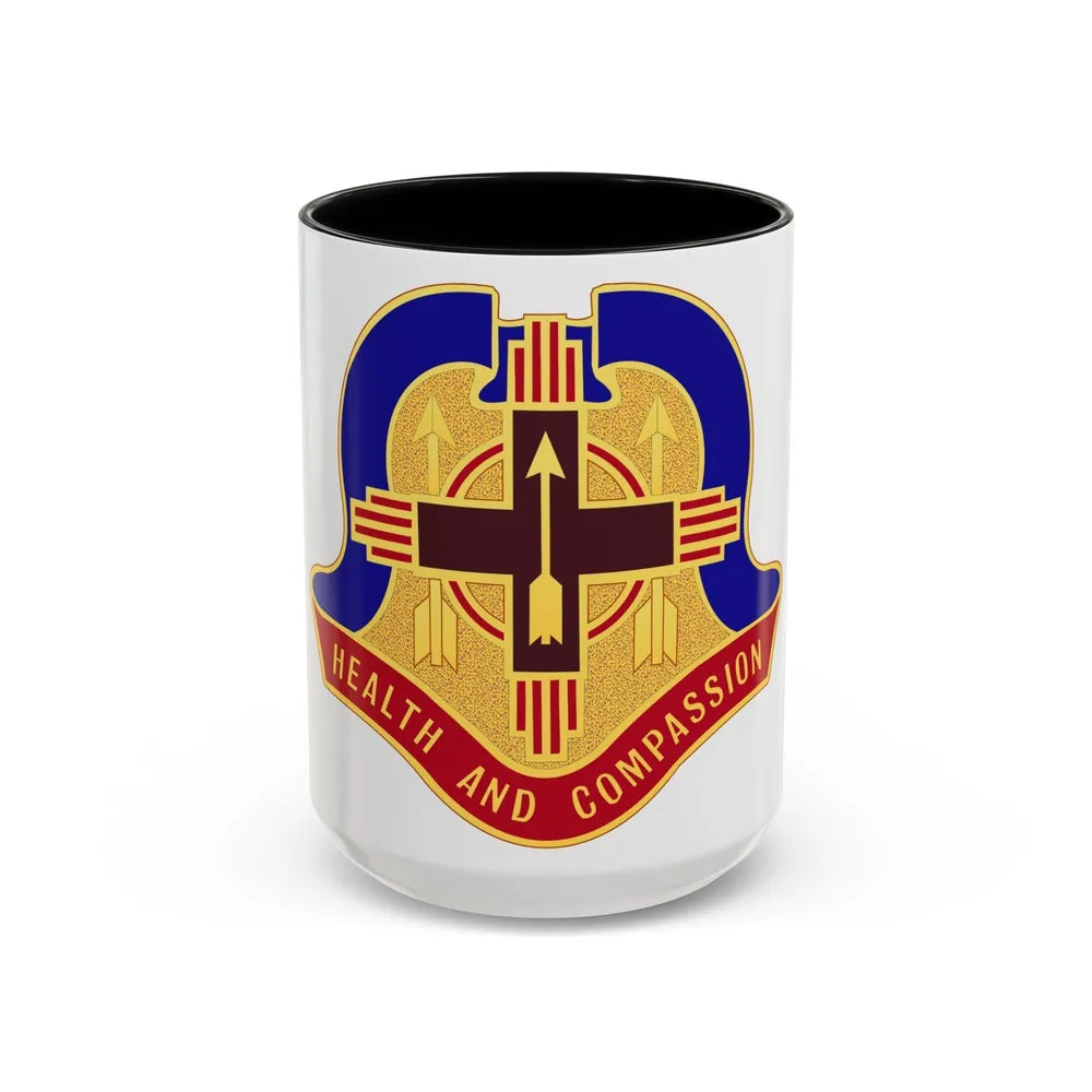 Hospital Sandia Base (U.S. Army) Accent Coffee Mug-15oz-Black-Go Mug Yourself