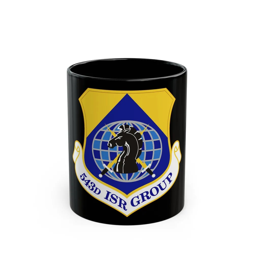 543 Intelligence Surveillance and Reconnaissance Group AFISRA (U.S. Air Force) Black Coffee Mug-11oz-Go Mug Yourself