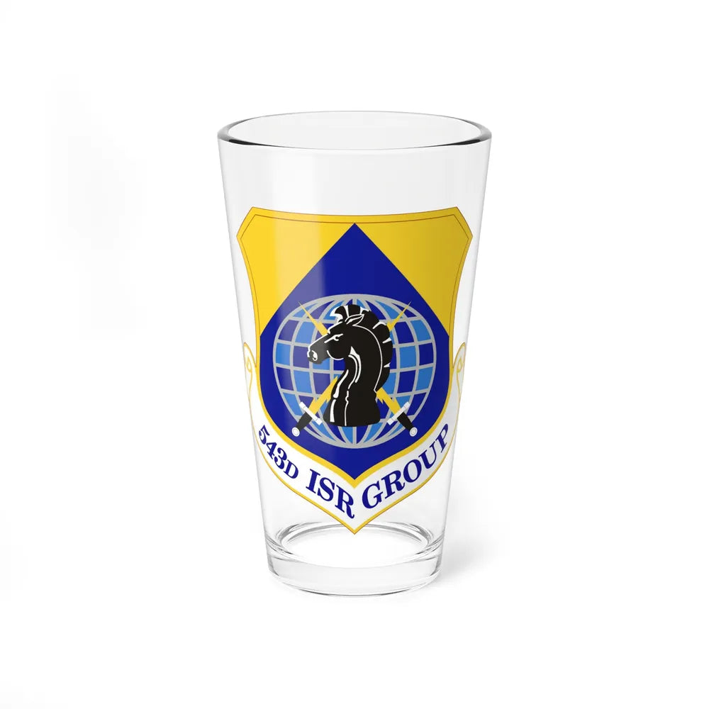 543 Intelligence Surveillance and Reconnaissance Group AFISRA (U.S. Air Force) Pint Glass 16oz-16oz-Go Mug Yourself