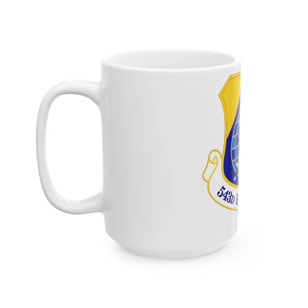 543 Intelligence Surveillance and Reconnaissance Group AFISRA (U.S. Air Force) White Coffee Mug-Go Mug Yourself