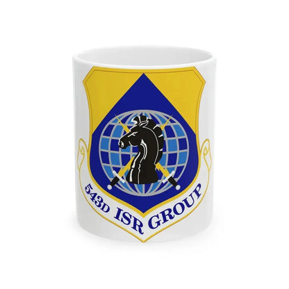 543 Intelligence Surveillance and Reconnaissance Group AFISRA (U.S. Air Force) White Coffee Mug - Go Mug Yourself
