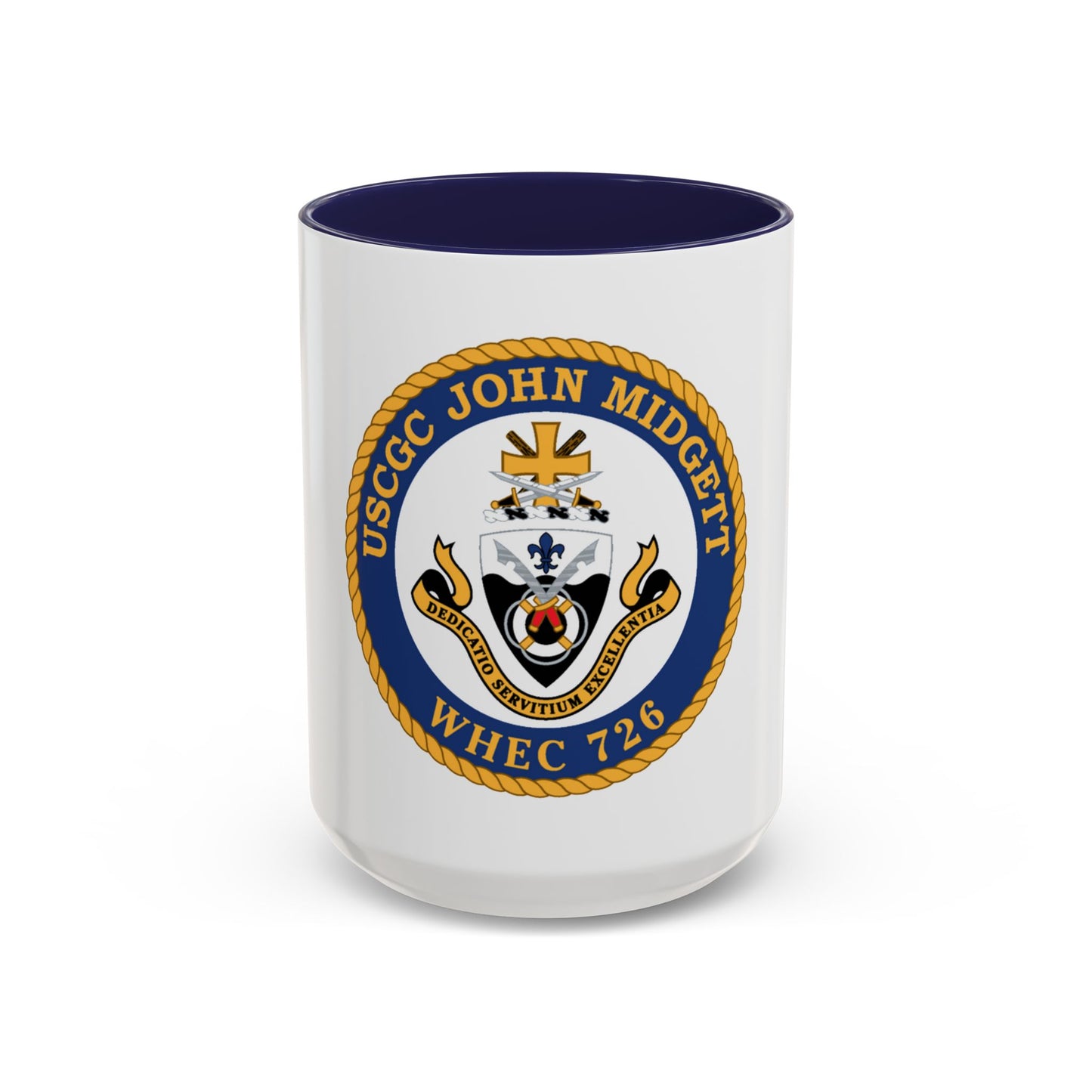 USCGC John Midgett WHEC 726 (U.S. Coast Guard) Accent Coffee Mug