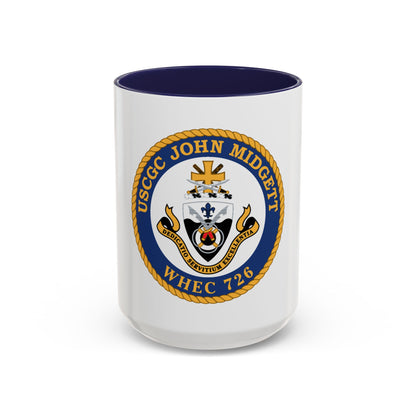 USCGC John Midgett WHEC 726 (U.S. Coast Guard) Accent Coffee Mug