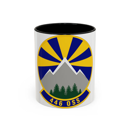 446 Operations Support Squadron (U.S. Air Force) Accent Coffee Mug