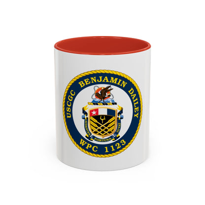 USCGC Benjamin Dailey WPC 1123 (U.S. Coast Guard) Accent Coffee Mug