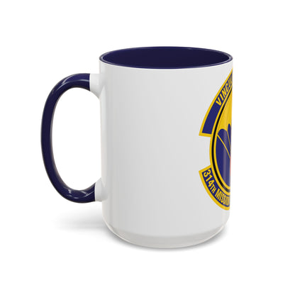 314th Mission Support Squadron (U.S. Air Force) Accent Coffee Mug