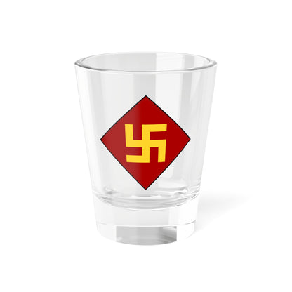 Patch of the 45th Infantry Division 19241939 (U.S. Army) Shot Glass 1.5oz