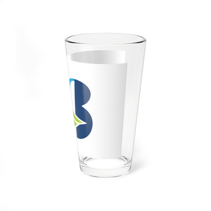 Flag of Abira Hokkaido (Japan) Pint Glass 16oz