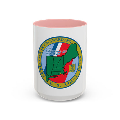 USCG Civil Engineering Unit Providence (U.S. Coast Guard) Accent Coffee Mug