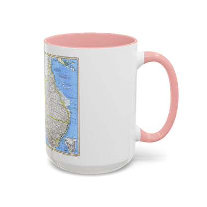 Australia (1979) (Map) Accent Coffee Mug