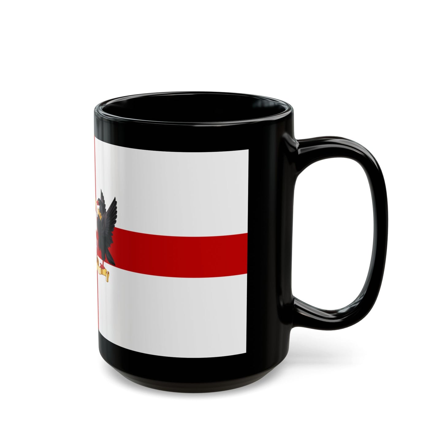 Flag of the City of Perth Australia - Black Coffee Mug-Go Mug Yourself