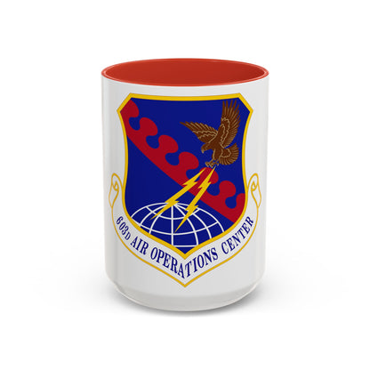 603 Air Operations Center USAFE (U.S. Air Force) Accent Coffee Mug