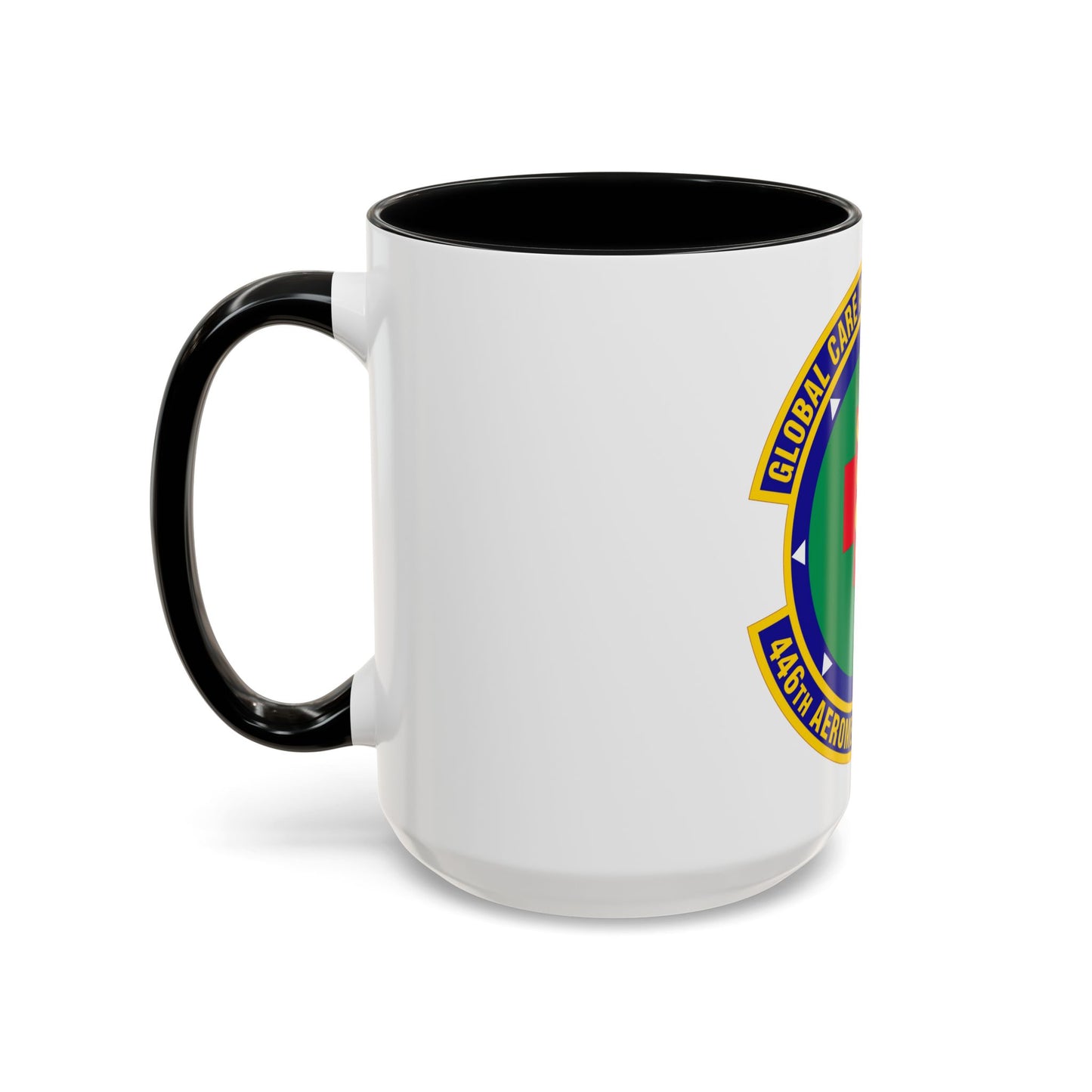 446 Aeromedical Staging Squadron AFRC (U.S. Air Force) Accent Coffee Mug