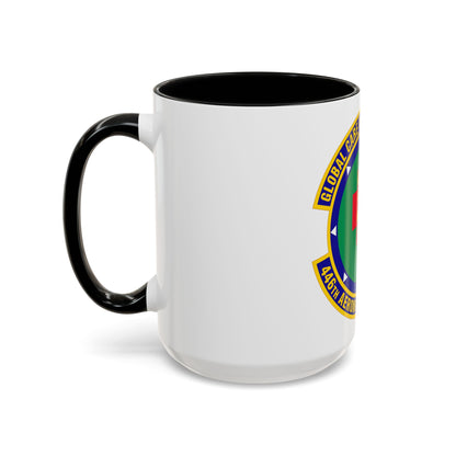446 Aeromedical Staging Squadron AFRC (U.S. Air Force) Accent Coffee Mug