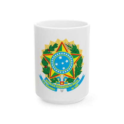 Coat of arms of Brazil - White Coffee Mug