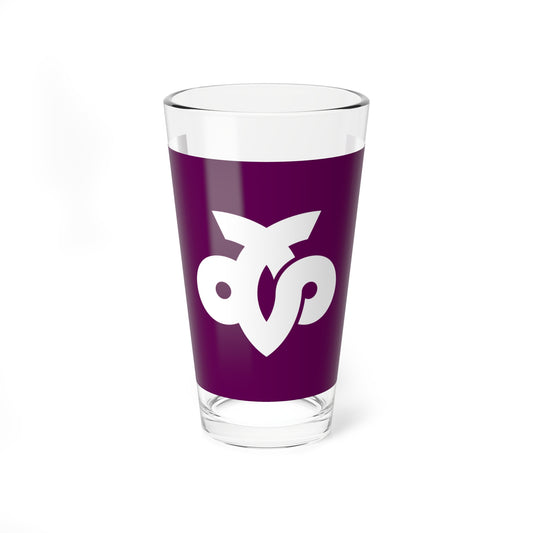 Flag of Mutsu Aomori (Japan) Pint Glass 16oz