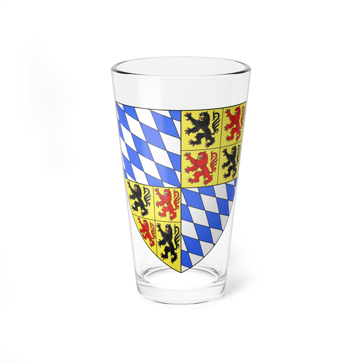 Hainaut-Bavaria Arms (Germany) (Coat of Arms) Pint Glass 16oz