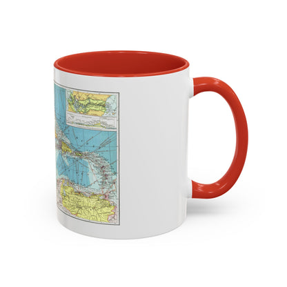 Central America (1913) (Map) Accent Coffee Mug